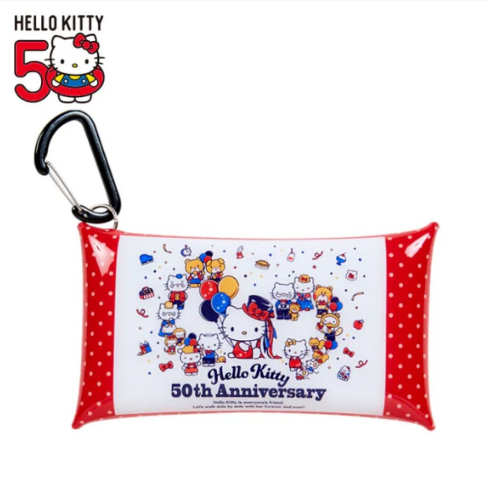 Limited Edition Sanrio 50th Anniversary "Hello Kitty" Sanrio Characters Pouch